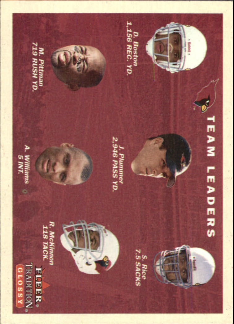 2001 Fleer Tradition Glossy #386 Arizona Cardinals TL