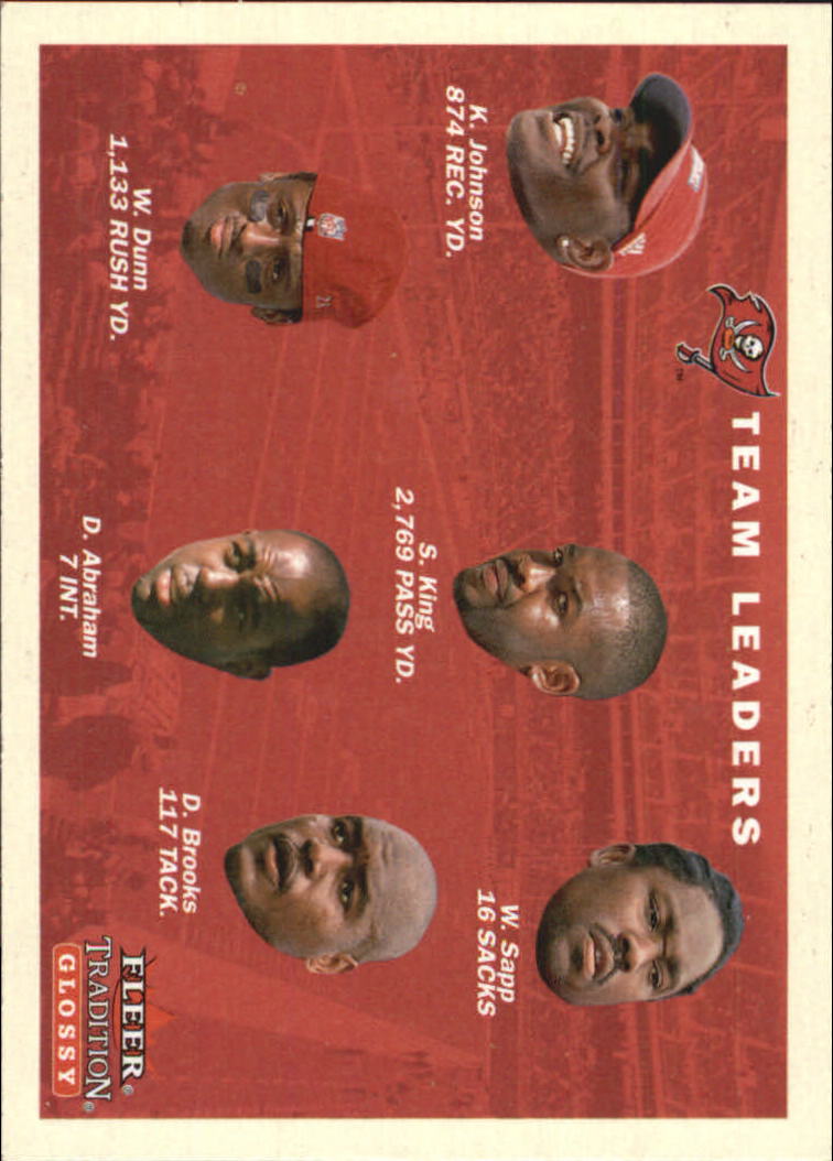 2001 Fleer Tradition Glossy #395 Tampa Bay Buccaneers TL