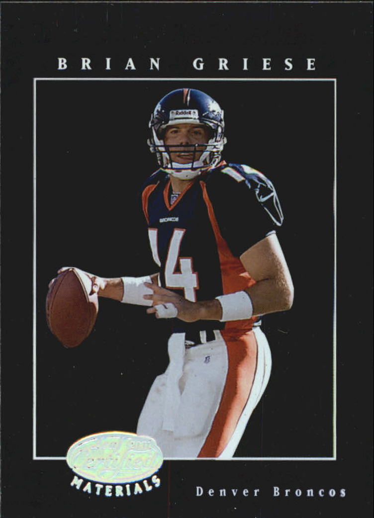2001 Leaf Certified Materials #9 Brian Griese