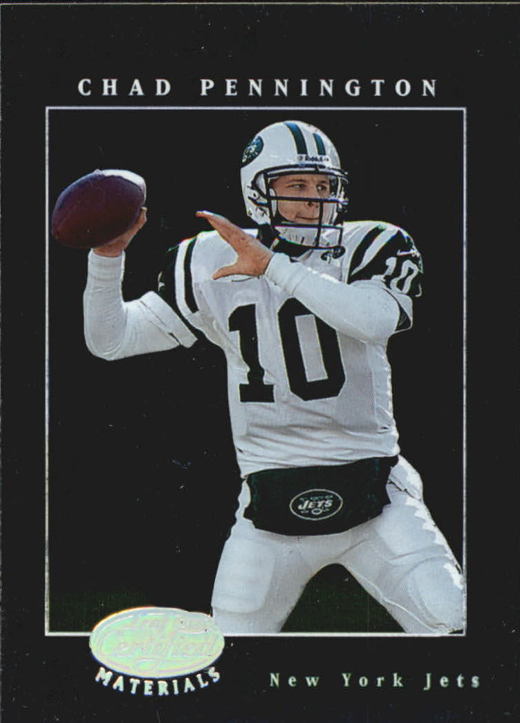 2001 Leaf Certified Materials #13 Chad Pennington