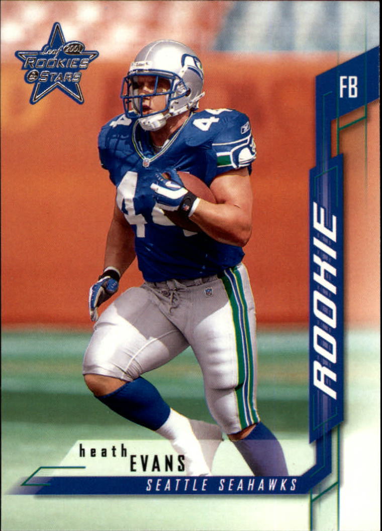 2001 Leaf Rookies and Stars #111 Heath Evans RC