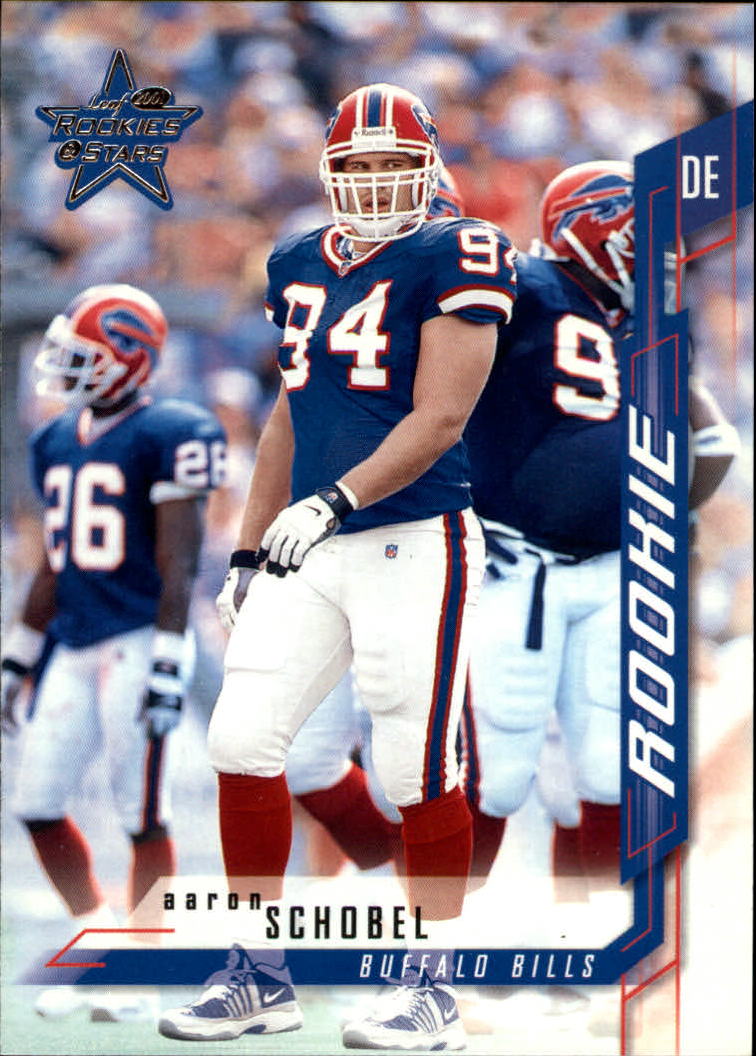 2001 Leaf Rookies and Stars #153 Aaron Schobel RC