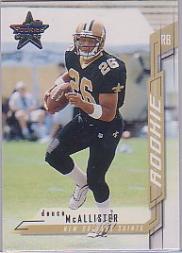 2001 Leaf Rookies and Stars #221 Deuce McAllister RC