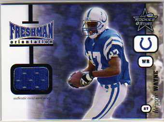 2001 Leaf Rookies and Stars Freshman Orientation #FO21 Reggie Wayne