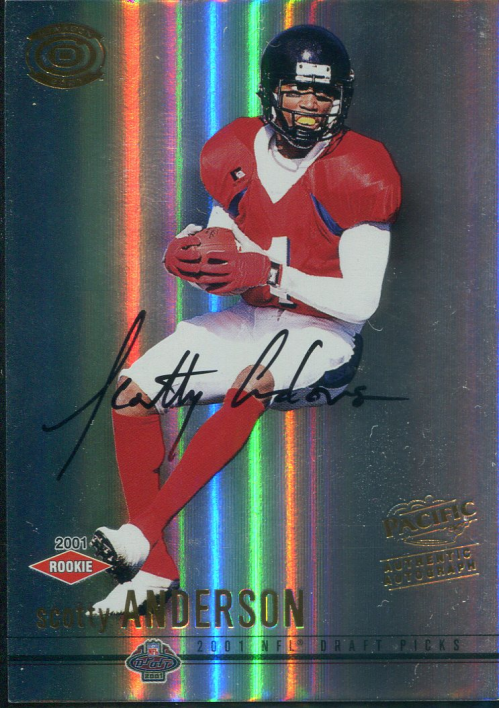 2001 Pacific Dynagon #129 Scotty Anderson AU RC