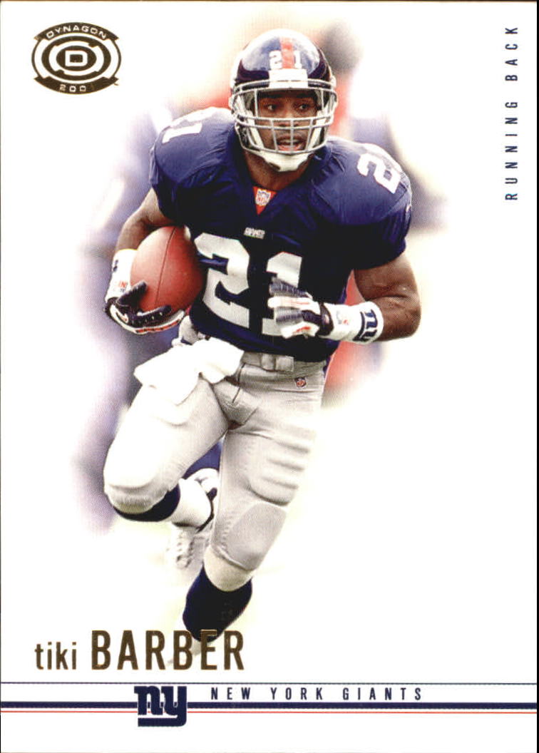 2001 Pacific Dynagon Retail #60 Tiki Barber