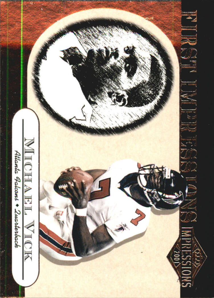 2001 Pacific Impressions First Impressions #1 Michael Vick
