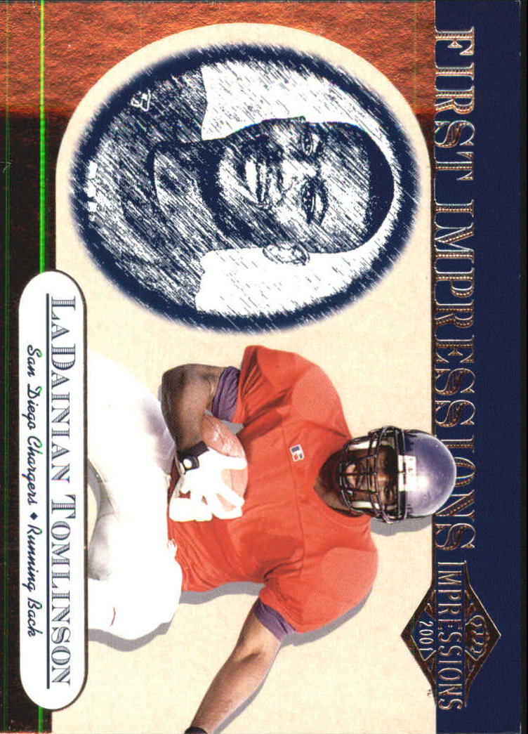 2001 Pacific Impressions First Impressions #18 LaDainian Tomlinson