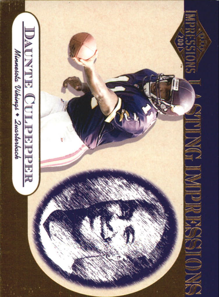 2001 Pacific Impressions Lasting Impressions #11 Daunte Culpepper