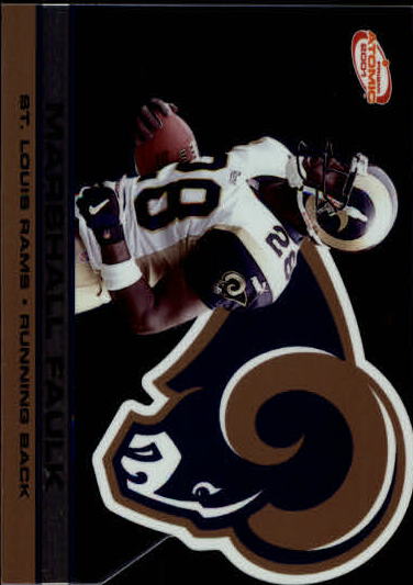 2001 Pacific Prism Atomic #118 Marshall Faulk