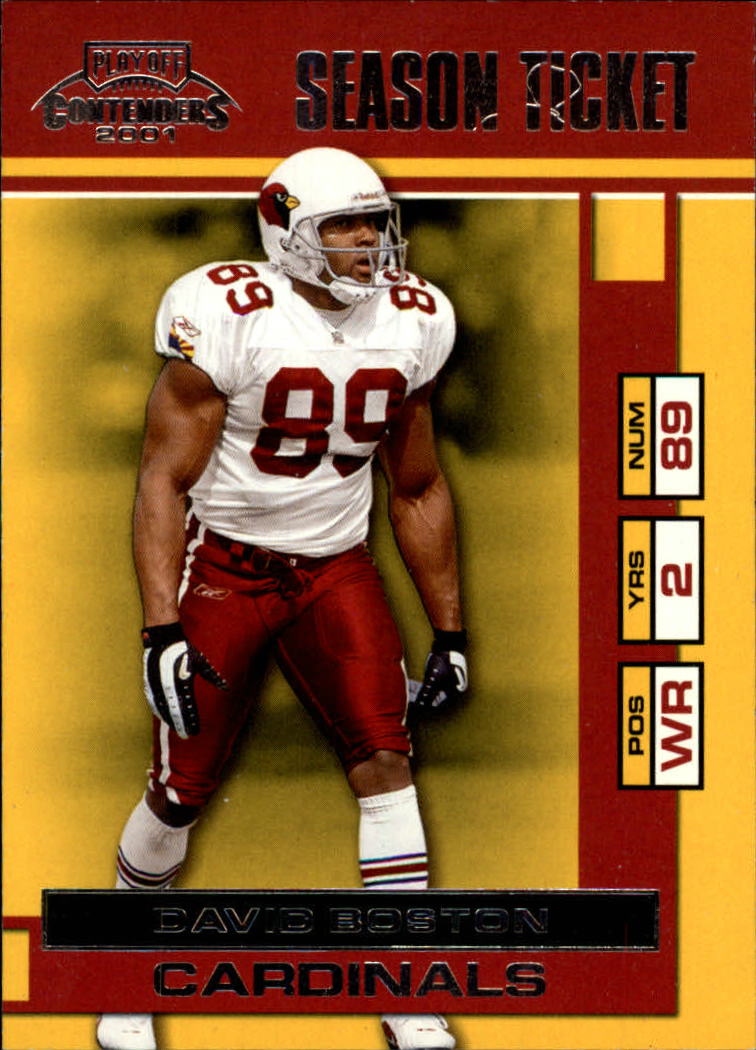 2001 Playoff Contenders #1 David Boston