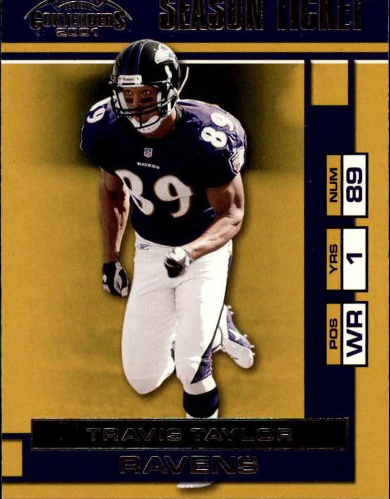 2001 Playoff Contenders #7 Travis Taylor