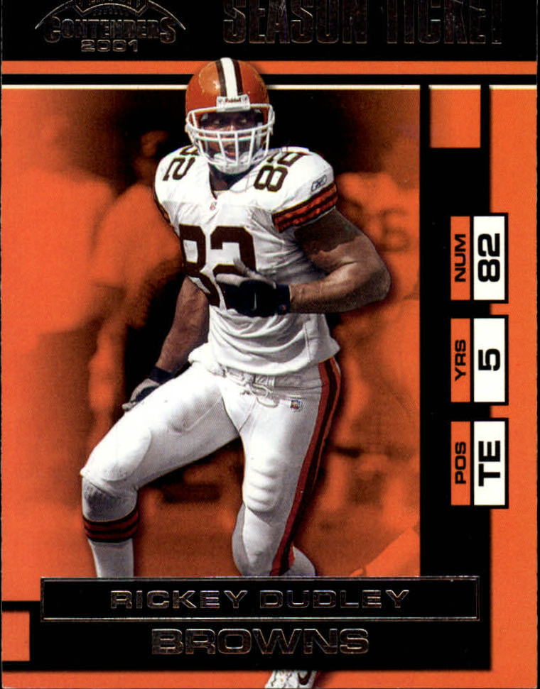 2001 Playoff Contenders #19 Rickey Dudley