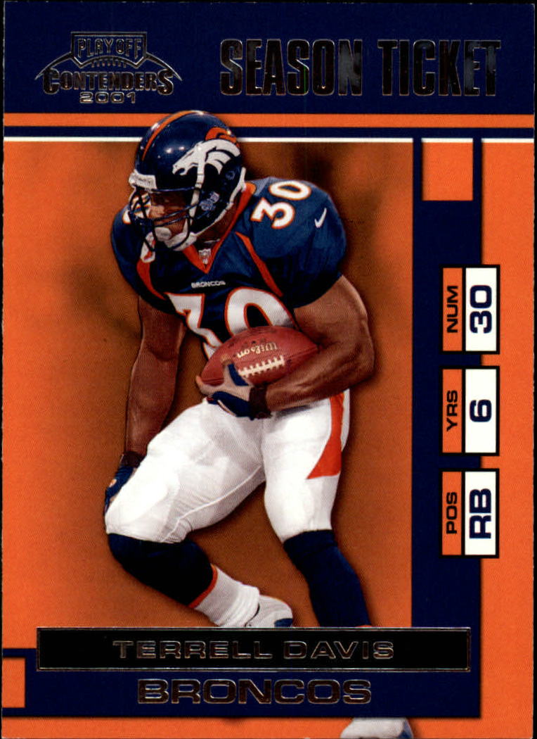 2001 Playoff Contenders #23 Terrell Davis