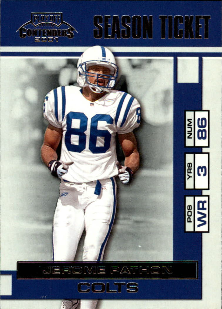 2001 Playoff Contenders #37 Jerome Pathon