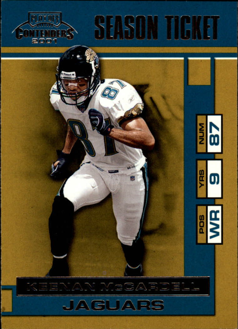 2001 Playoff Contenders #40 Keenan McCardell