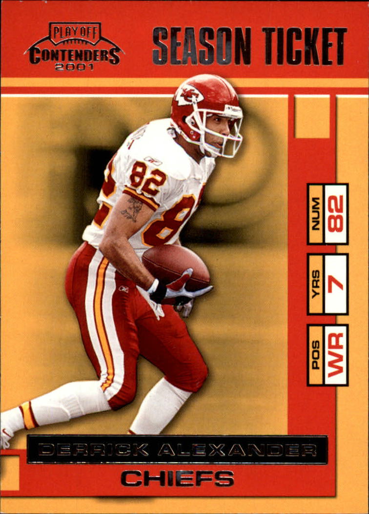 2001 Playoff Contenders #45 Derrick Alexander