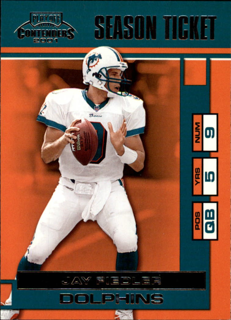 2001 Playoff Contenders #46 Jay Fiedler