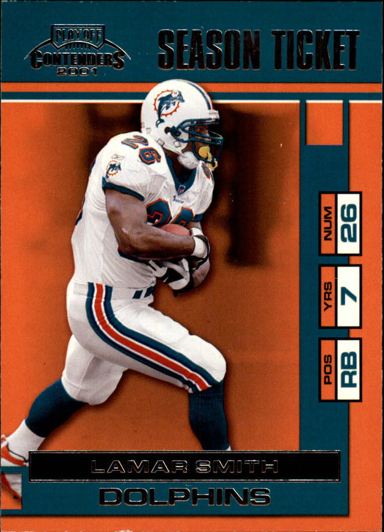 2001 Playoff Contenders #47 Lamar Smith