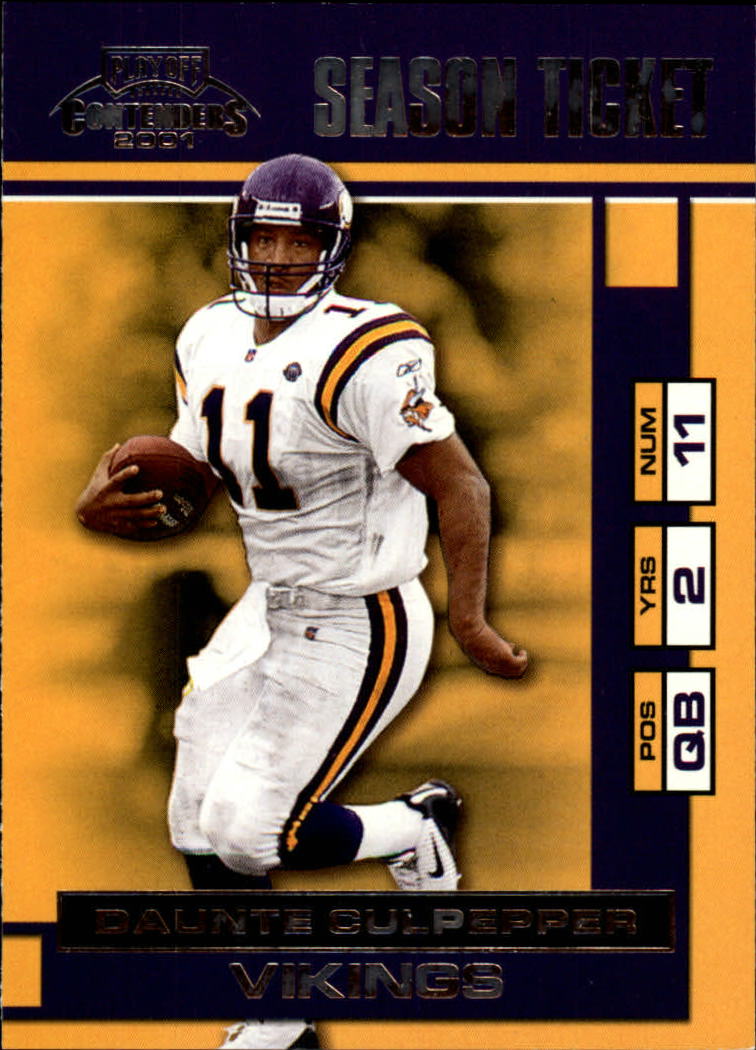 2001 Playoff Contenders #50 Daunte Culpepper