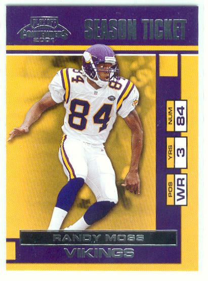 2001 Playoff Contenders #51 Randy Moss