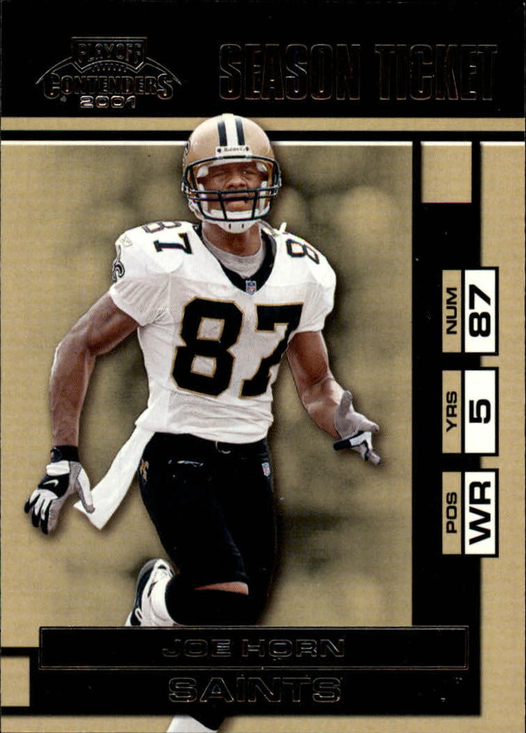 2001 Playoff Contenders #58 Joe Horn