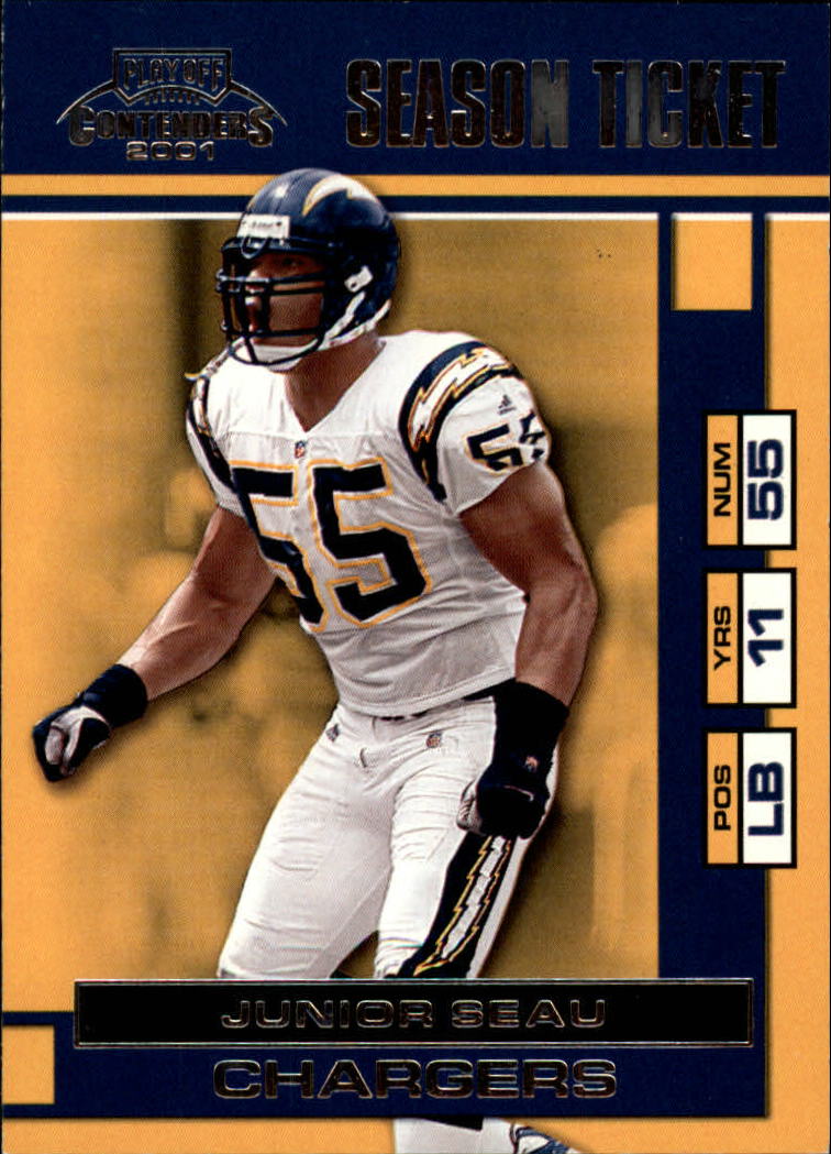 2001 Playoff Contenders #78 Junior Seau