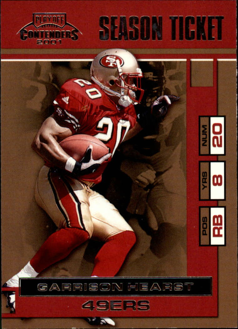 2001 Playoff Contenders #80 Garrison Hearst