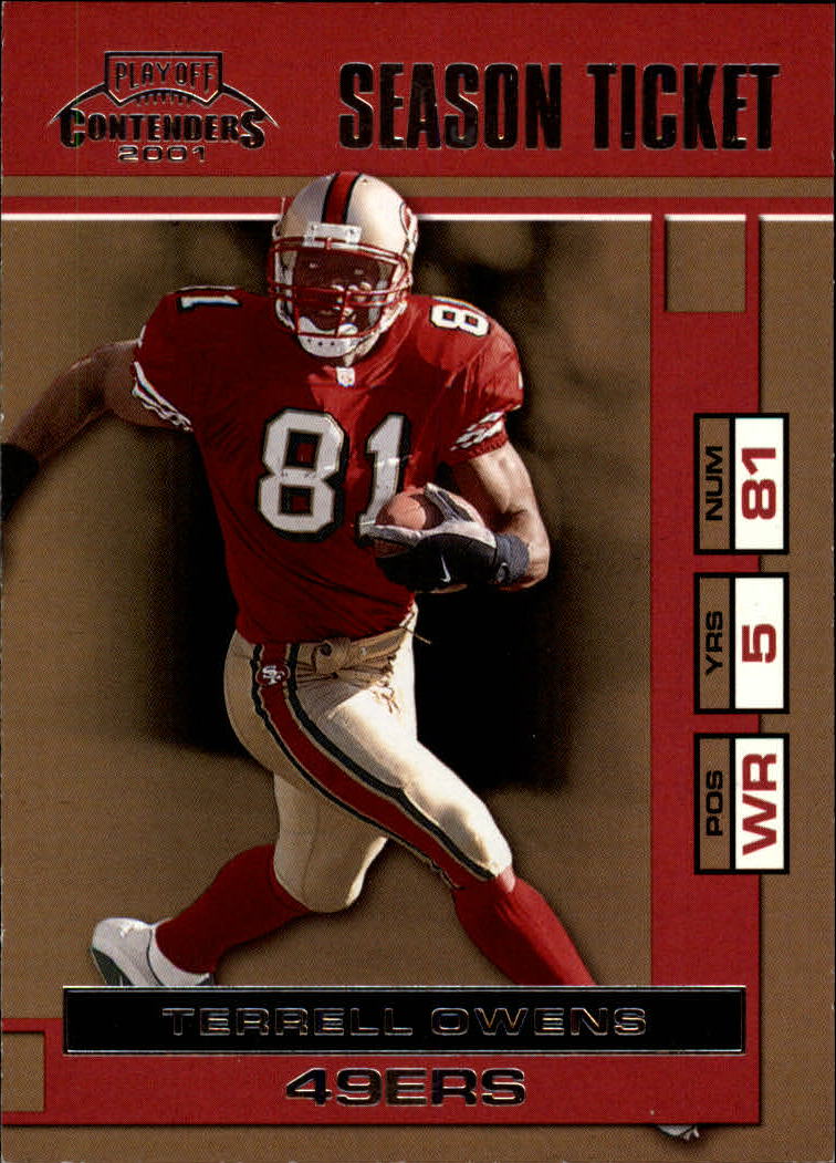 2001 Playoff Contenders #81 Terrell Owens
