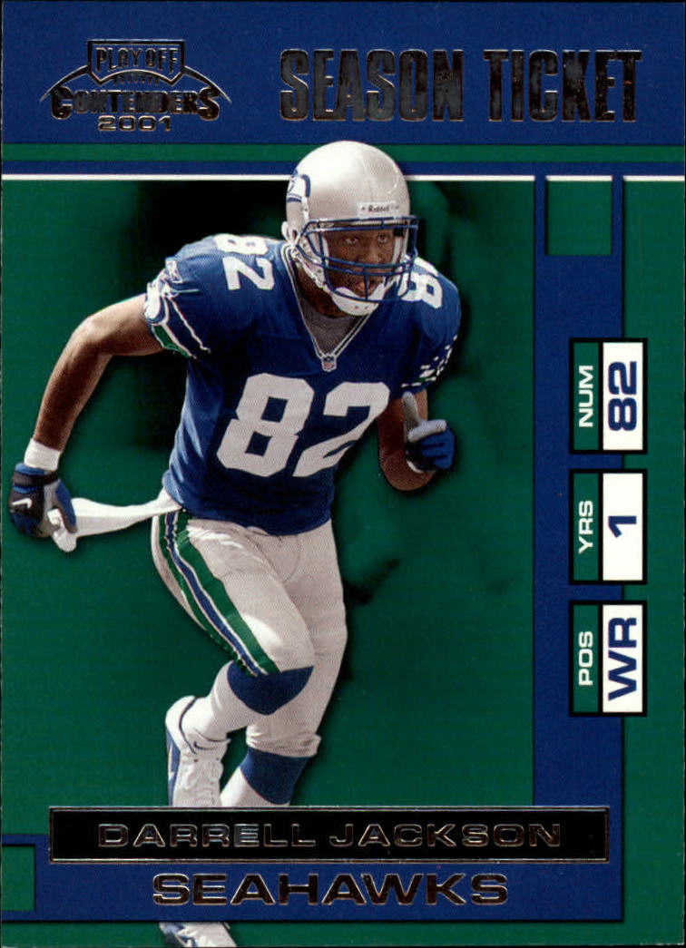 2001 Playoff Contenders #85 Darrell Jackson