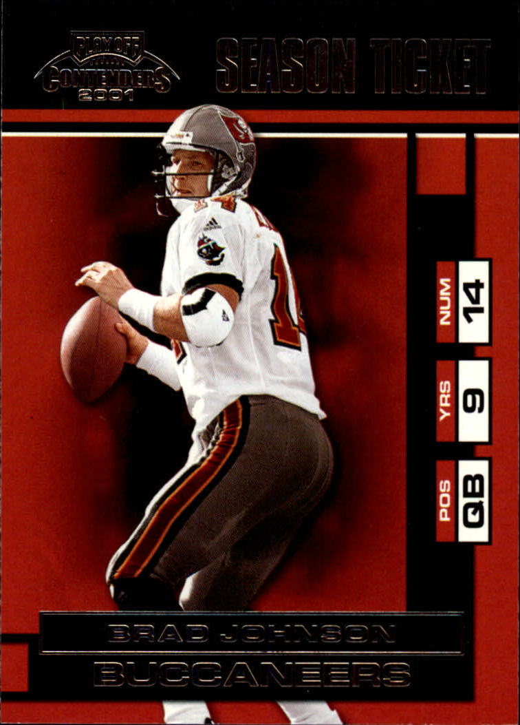 2001 Playoff Contenders #90 Brad Johnson