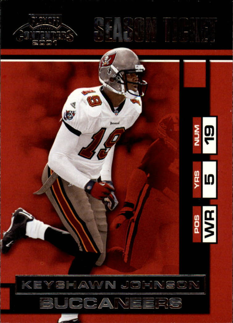 2001 Playoff Contenders #91 Keyshawn Johnson