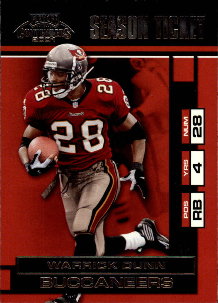 2001 Playoff Contenders #92 Warrick Dunn