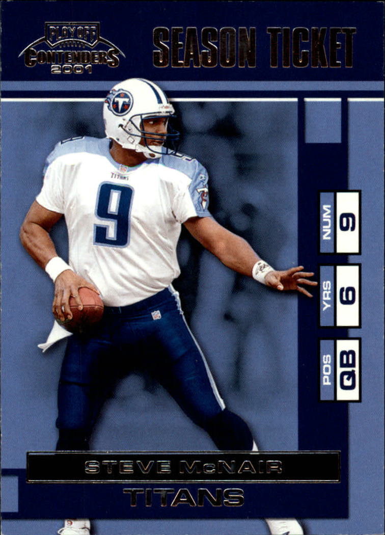 2001 Playoff Contenders #94 Steve McNair
