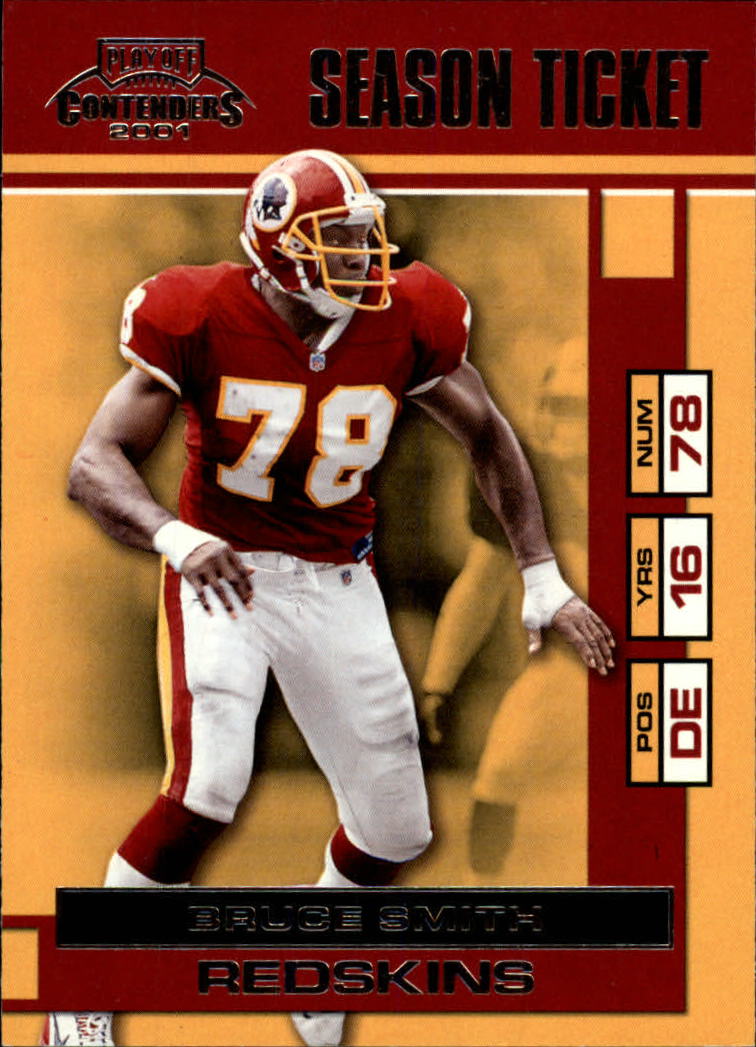 2001 Playoff Contenders #99 Bruce Smith