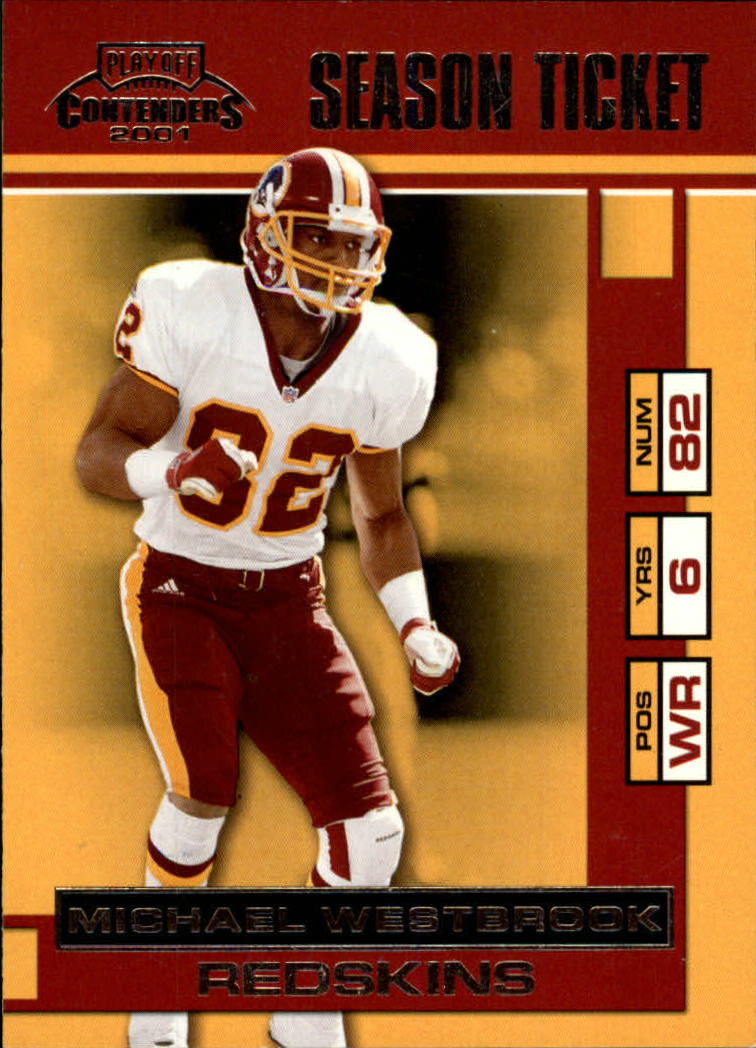 2001 Playoff Contenders #100 Michael Westbrook
