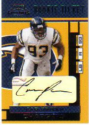 2001 Playoff Contenders #109 Carlos Polk AU RC