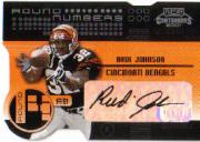 2001 Playoff Contenders Round Numbers Autographs Gold #14 Rudi Johnson/40/Correll Buckhalter