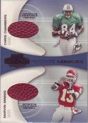 2001 Playoff Honors Rookie Tandem Footballs #RT13 Chris Chambers/Snoop Minnis