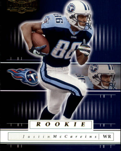 2001 Playoff Preferred #138 Justin McCareins RC