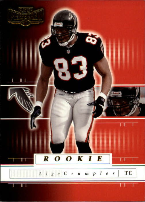 2001 Playoff Preferred #158 Alge Crumpler RC