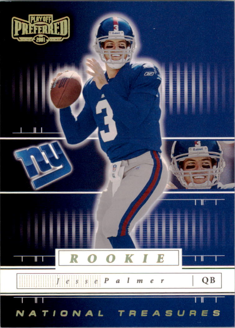 2001 Playoff Preferred National Treasures Gold #105 Jesse Palmer