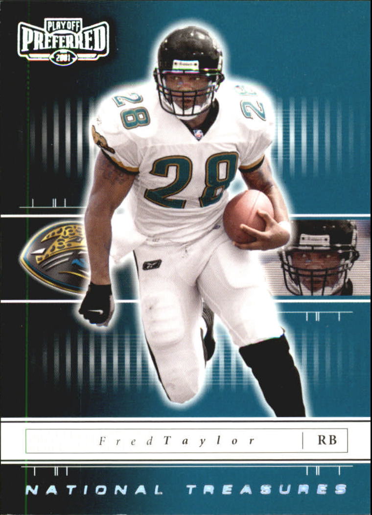 2001 Playoff Preferred National Treasures Silver #20 Fred Taylor
