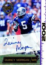 2001 Press Pass Autographs #29 Quincy Morgan
