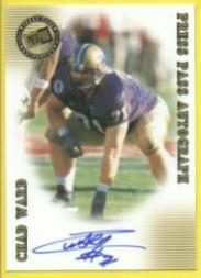 2001 Press Pass Autographs #47 Chad Ward