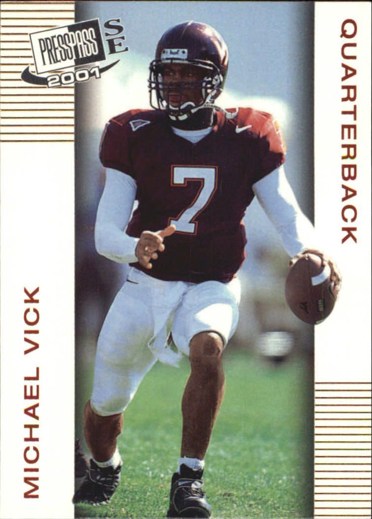 2001 Press Pass SE Gold #1 Michael Vick