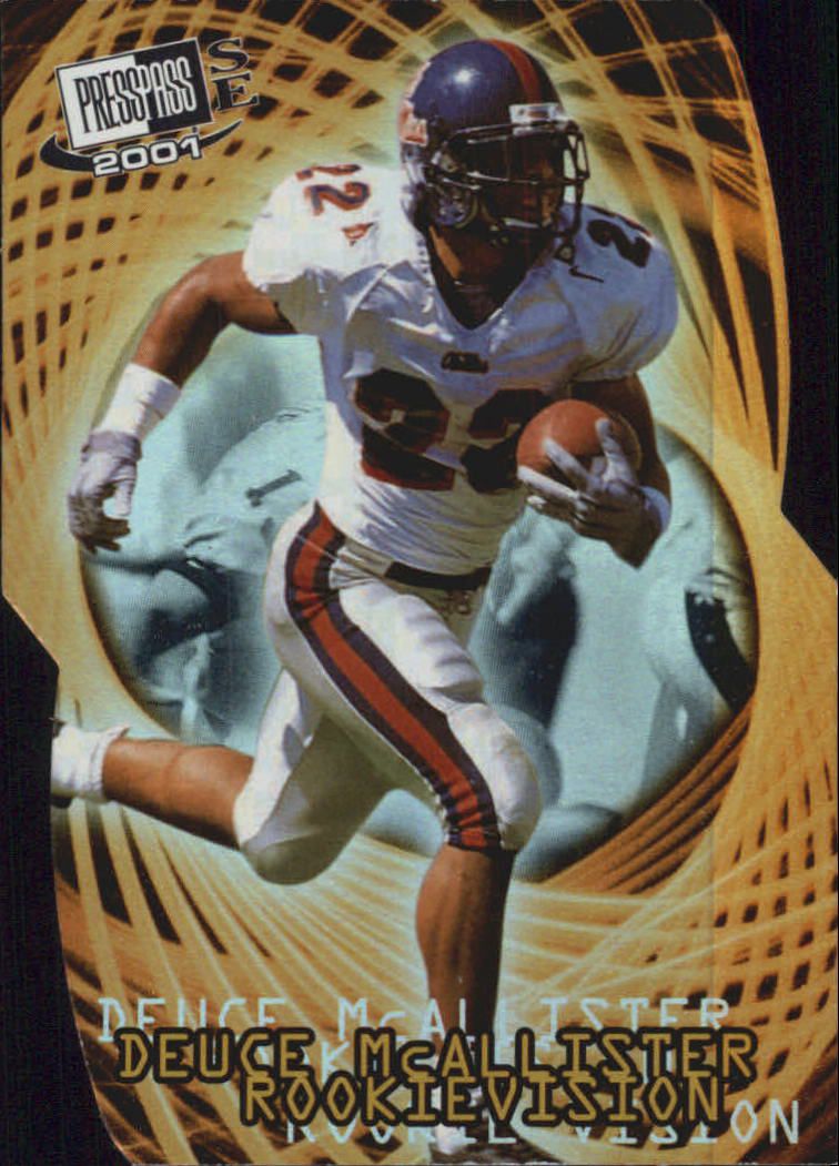 2001 Press Pass SE Rookievision #RV6 Deuce McAllister