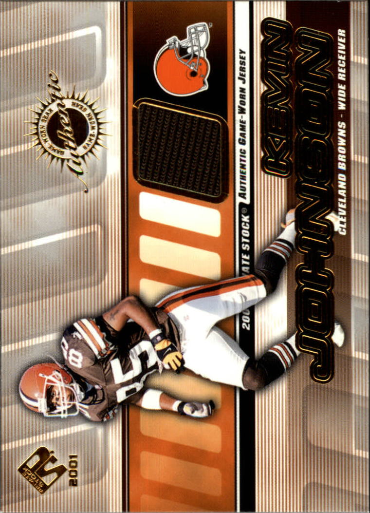 2001 Private Stock Game Worn Gear #38 Kevin Johnson
