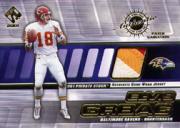 2001 Private Stock Game Worn Gear Patch #9 Elvis Grbac/300