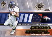 2001 Private Stock Game Worn Gear Patch #52 Deltha O'Neal/275